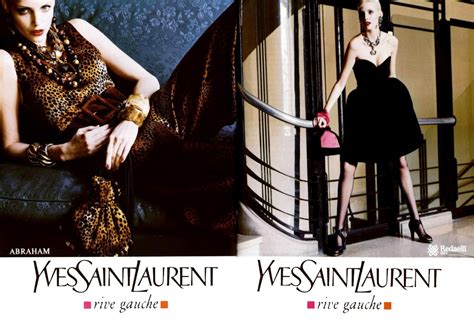 Saint Laurent Ad Campaign Archive 1974 to 1997 .